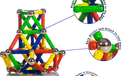 Magnetic Building Sticks Blocks