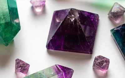 Fluorite-stone-purple