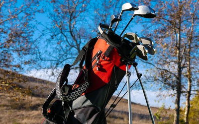 A golf accessory set for the golfer dad